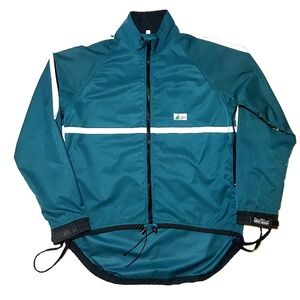 Vintage MEC Running Jacket Aqua blue